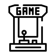 arcade game Line Icon