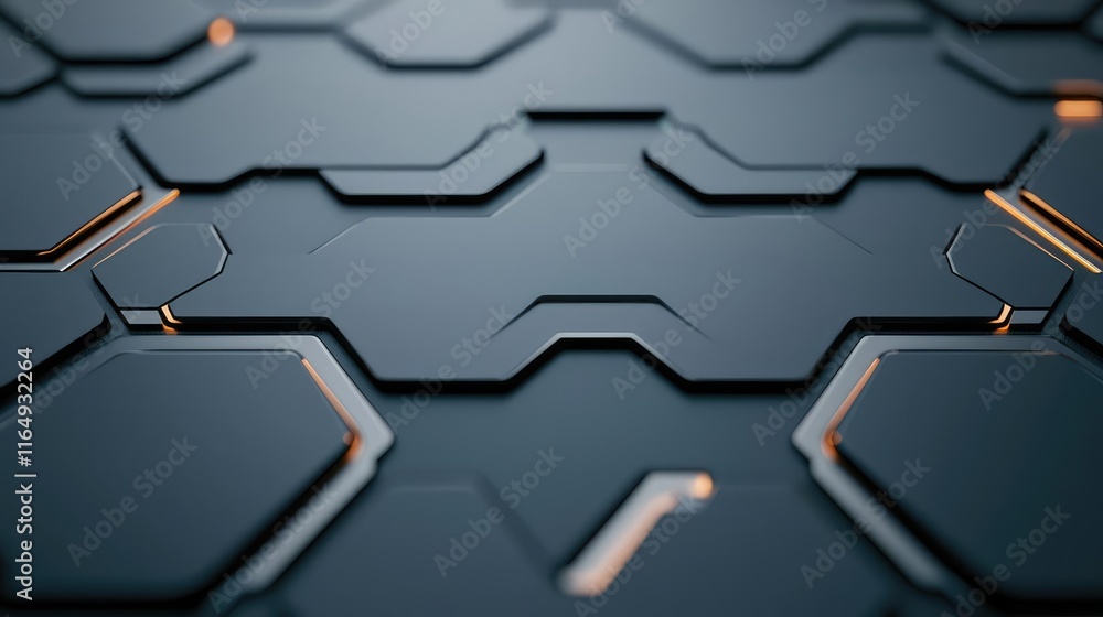 Poster Sparkle abstract background idea. Futuristic hexagonal pattern showcasing sleek design and modern creativity.