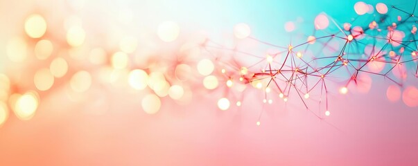 Fototapeta premium Fireworks abstract background concept. Abstract bokeh lights create a serene and dreamy colorful background effect.