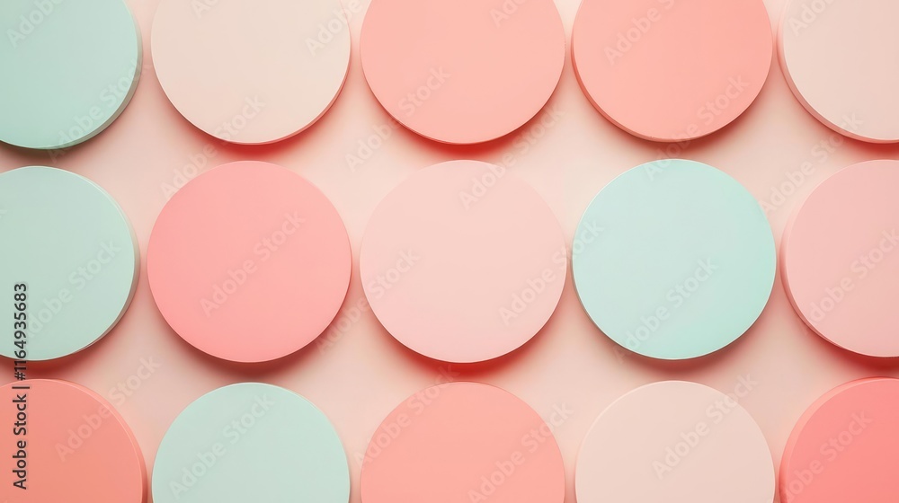 Poster circles abstract background idea. colorful circular patterns create a vibrant and playful aesthetic 