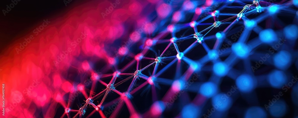 Poster fireworks abstract background concept. abstract digital network with vibrant colors and intricate co