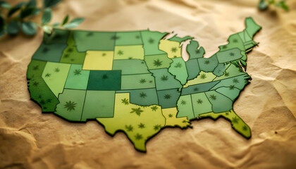 Cannabis Legalization: A US Map Depicting State-by-State Status