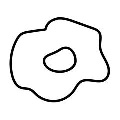 Collection of Linear Fried Eggs, glyph vector icons for your website, mobile, presentation and logo design