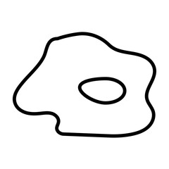 Collection of Linear Fried Eggs, glyph vector icons for your website, mobile, presentation and logo design