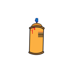 illustration vector graphic of  Spray paint