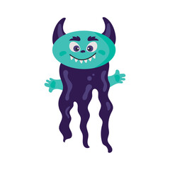 cute monster cartoon