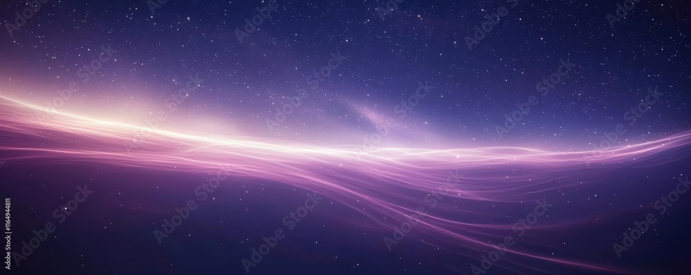 Aufkleber cosmic abstract background concept. a mesmerizing, ethereal wave of colors blending softly in the ni