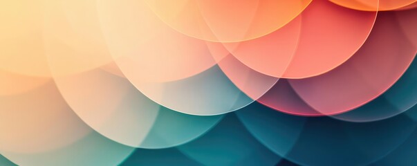 Circles abstract background idea. Vibrant abstract circles with soft gradients and overlapping colors create a modern design.