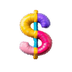 Colorful Inflatable Dollar Signs for Fun Decor