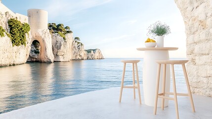 Coastal Calm  Modern Patio Furniture by the Sea