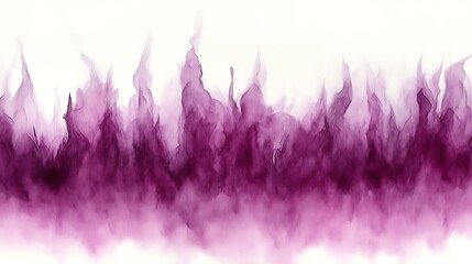 Abstract Purple Watercolor Flame Design