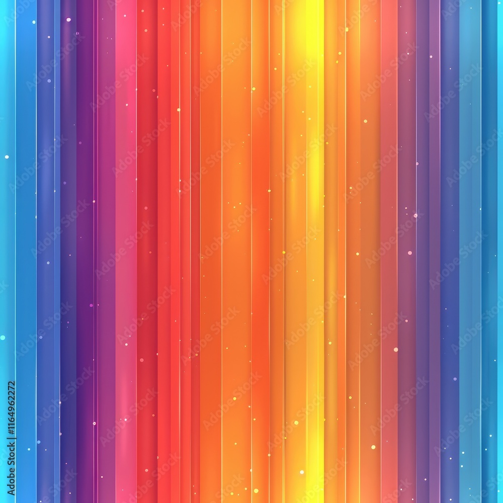 Poster a vibrant gradient background with vertical stripes in various colors, ideal for design use.
