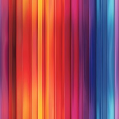 Obraz premium A vibrant gradient of colors featuring vertical stripes in warm and cool tones.