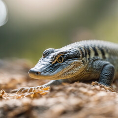 Fototapeta premium Crocodile Lizard Animal