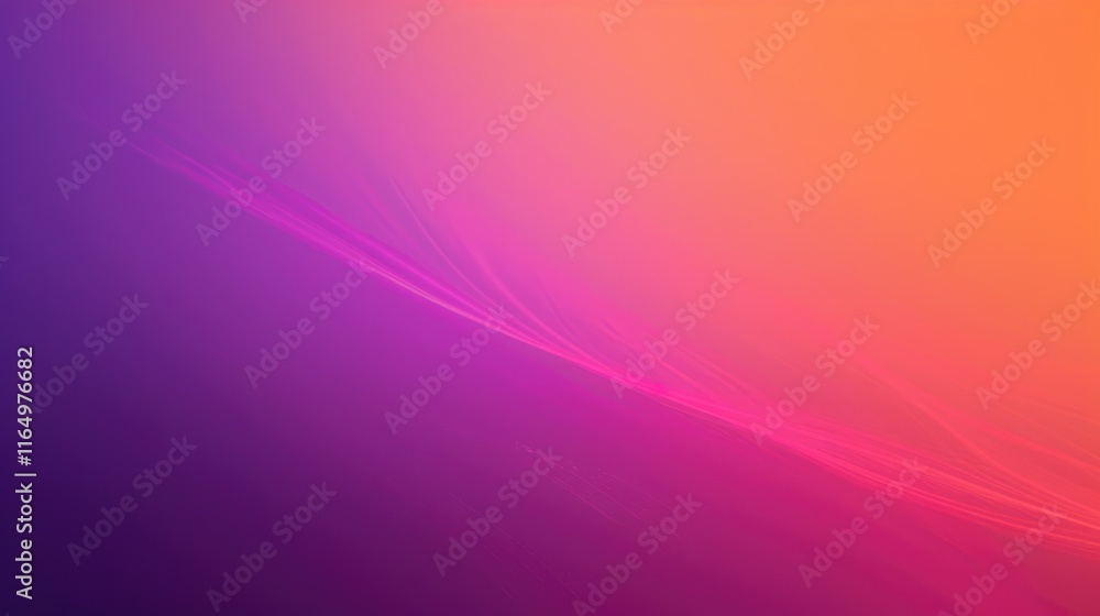 Poster a vibrant gradient blending purple and orange hues, creating a calming abstract background.