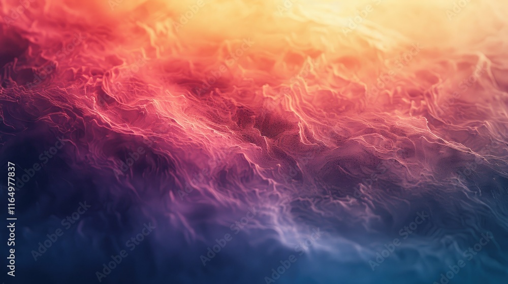 Aufkleber abstract swirling colors resembling waves, creating a vibrant, dynamic visual effect.