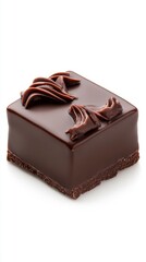 Fototapeta premium Exquisite Dark Chocolate Square Treat