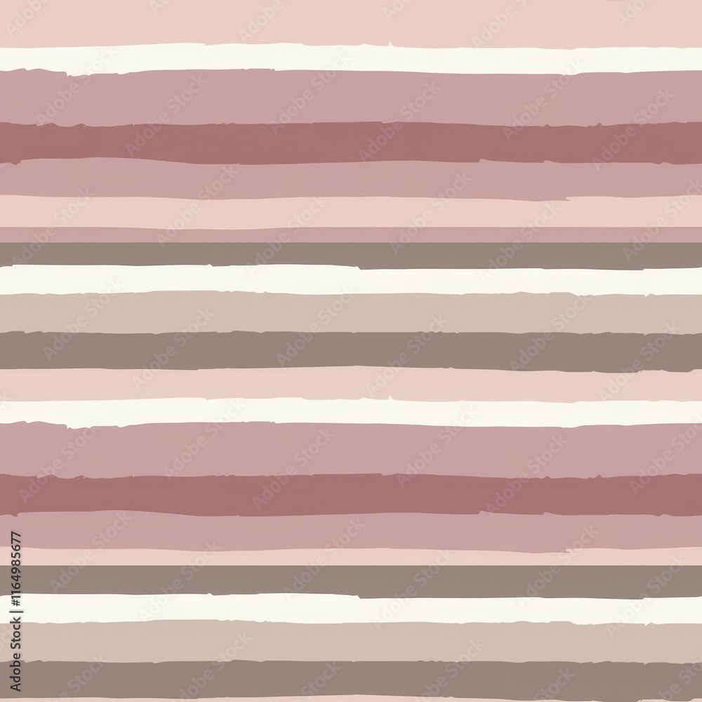 Poster a pattern of horizontal stripes in muted colors, suitable for backgrounds or textiles.