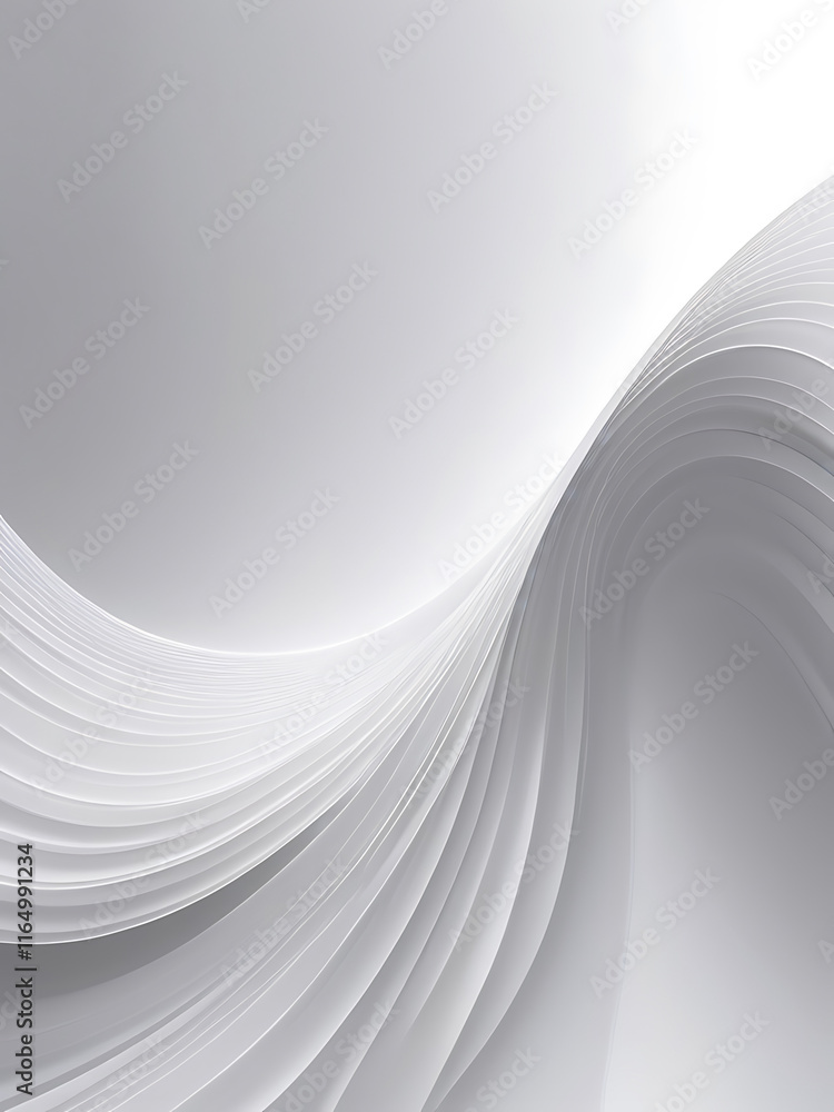 Aufkleber abstract grey and background poster with dynamic waves. technology network vector illustration, ai
