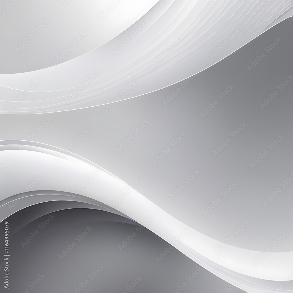 Poster abstract grey and background poster with dynamic waves. technology network vector illustration, ai