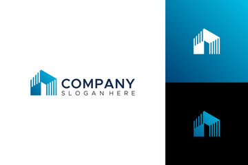 building construction logo design symbol