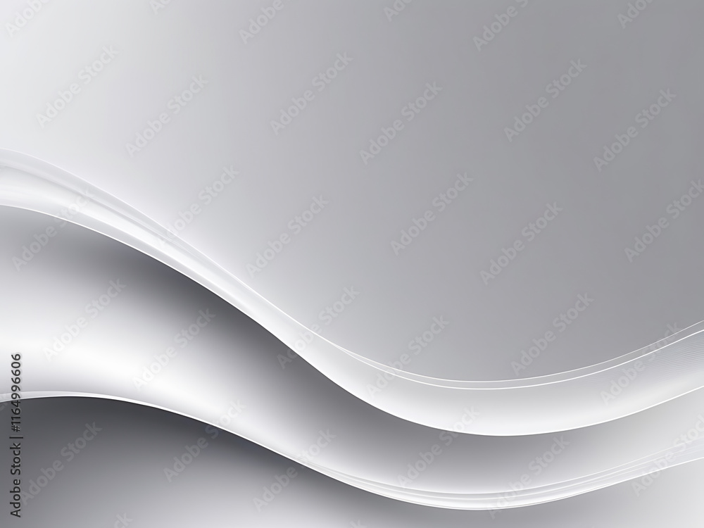 Poster abstract grey and background poster with dynamic waves. technology network vector illustration, ai