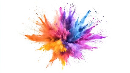 Colorful Powder Explosion