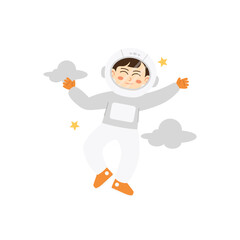 Kids Study Astronomy Astronot