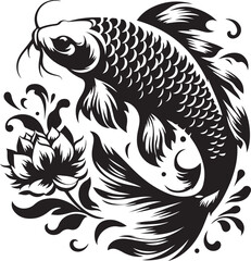 black and white fishes