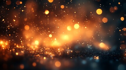 Obraz premium Sparkling Gold and Dark Abstract Background