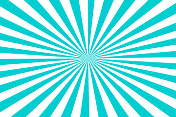 Fototapeta premium DarkTurquoise Sunburst for the background. flag of japanese. The rising sun..