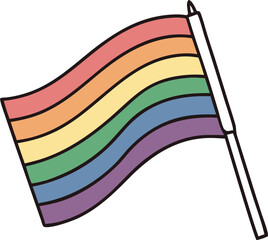 Fototapeta premium lgbt svg icon