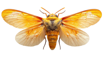 bee isolated on white background