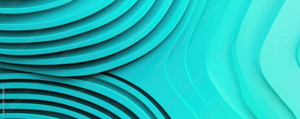 Poster Noise abstract background idea. A vibrant, wavy pattern in teal tones for dynamic visual design projects.