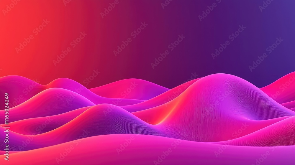 Poster noise abstract background idea. abstract waves of vibrant pink hues create a dynamic, modern visual 