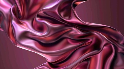 Obraz premium A flowing, textured fabric in rich shades of pink and purple, evoking elegance and movement.