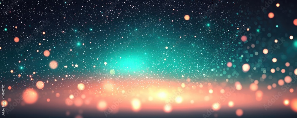 Aufkleber starry abstract background idea. an ethereal blend of colors and lights creating a magical cosmic at