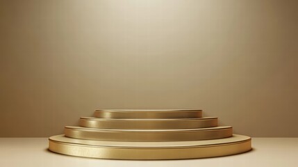 Obraz premium Public speaking stage podium for mockup realistic photo minimalist environment front view