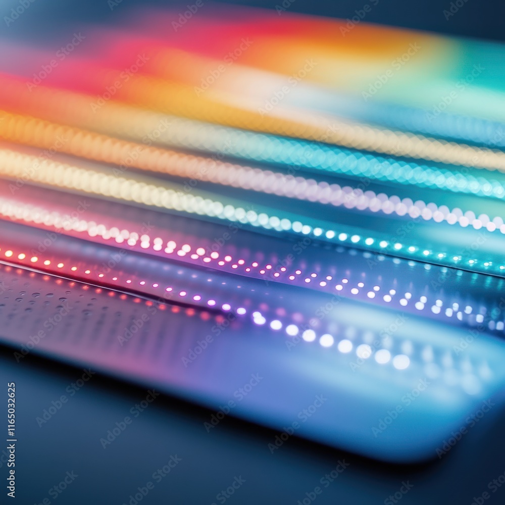 Poster vibrant colorful patterns digital abstract art modern design creative space close-up visual diversit