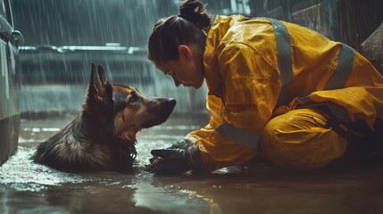 Animal rescue workers save lives every day by helping injured or abandoned animals.