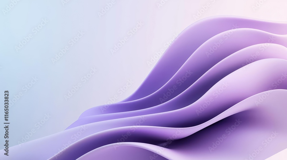 Poster noise abstract background idea. abstract wave pattern in soothing purple tones, perfect for modern d