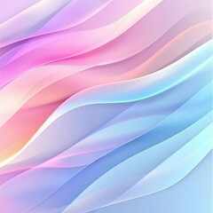 Abstract wave patterns digital art colorful design soft gradient modern aesthetic visual harmony for enhanced creativity