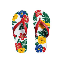 Colorful Floral Flip Flops for Summer Style