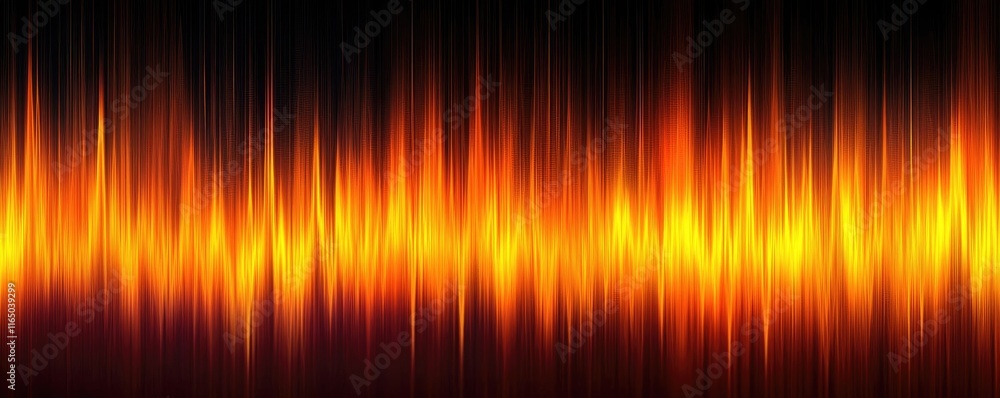 Poster Noise abstract background idea. Vibrant flames with orange and yellow hues creating a captivating visual effect.