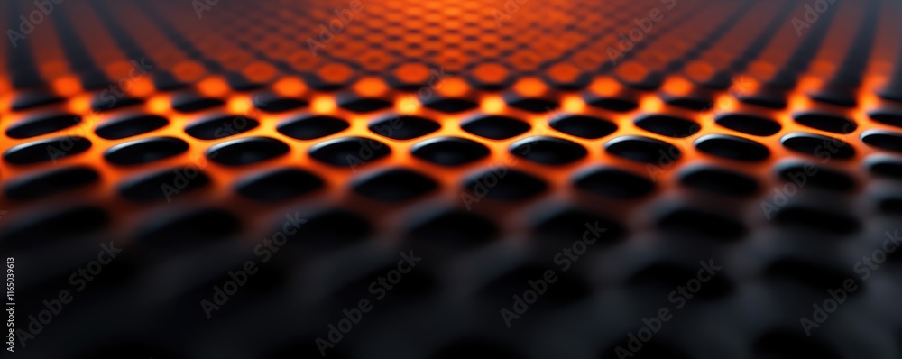 Poster Noise abstract background idea. Abstract design with vibrant orange and black patterns creating a dynamic visual effect.