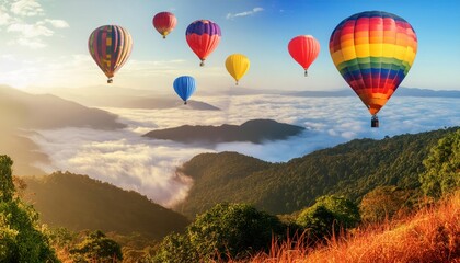 Obraz premium Beautiful Mountain Landscape Wallpaper - Breathtaking Natural Scenery