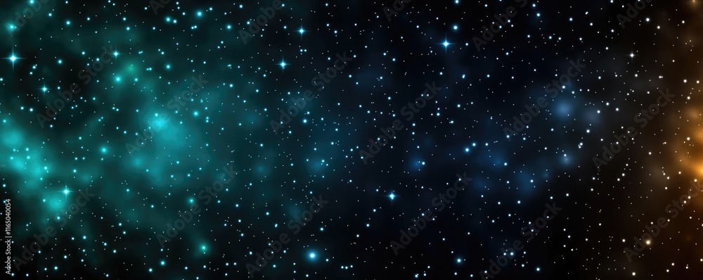 Poster starry abstract background idea. a stunning view of the galaxy showcasing vibrant colors and countle