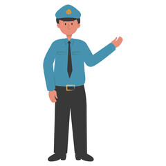 People Professional Staff Character. Labour Day Celebration. Vector Illustration