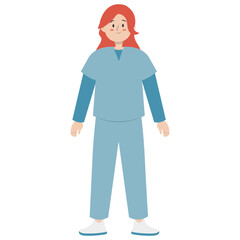 People Professional Staff Character. Labour Day Celebration. Vector Illustration