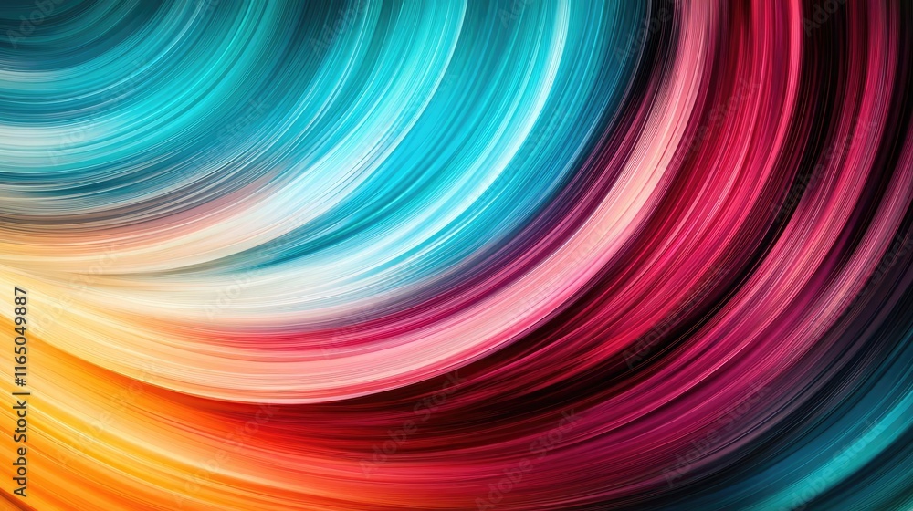 Poster Torn abstract background concept. Vibrant swirl of colors creating a dynamic abstract background design.